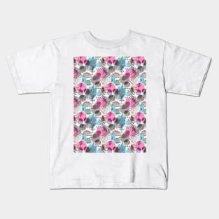 Leaves geometric mix Kids T-Shirt